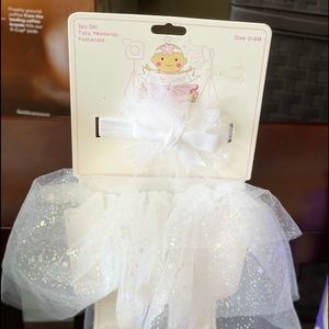 New born tutu and bow